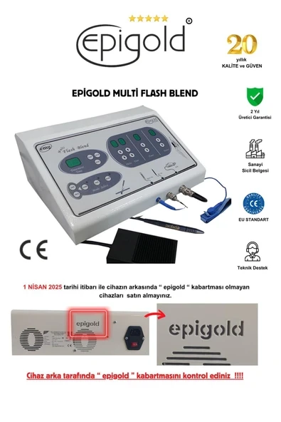 Epigold Iğneli Epilasyon Cihazı multi Flash Blend ürün görseli 1