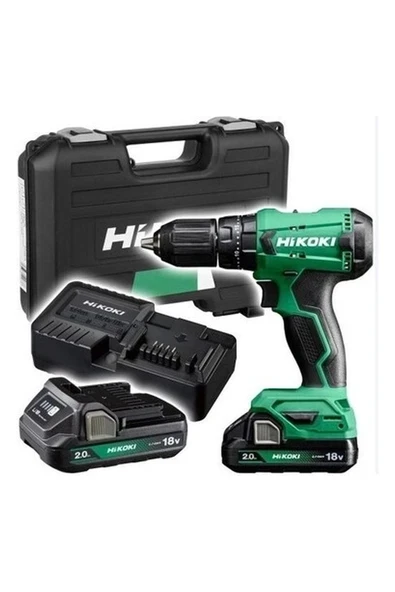 Hikoki 18V 2.0AH 50NM Darbeli Akülü Matkap Set ürün görseli 1