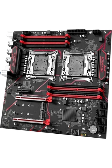 9d4 Intel X99 2666 Mhz Ddr4 Soket Gigabit Ethernet 2011-3 Çift Işlemci Destekli E-Atx ürün görseli 1