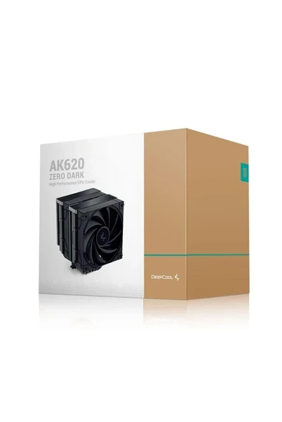 Deep Cool Deepcool AK620 Zero Dark 120MM INTEL(1700P)-AMD Uyumlu Hava Soğutucu ürün görseli 1