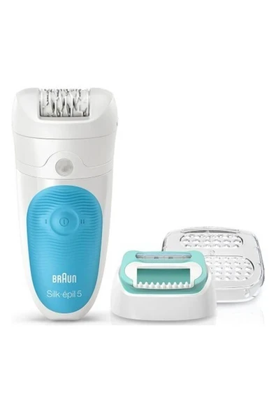 Braun Silk-épil 5 Epilatör 5511 K Beyaz Metal kutulu Epilatör ürün görseli 1