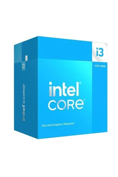 CORE i3 14100F 17MB 4çekirdekli VGA YOK 1700p 58w Kutulu+Fanlı ürün görseli 1