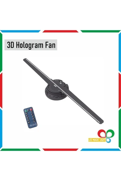3d Hologram Led Fan 42 Cm ürün görseli 1