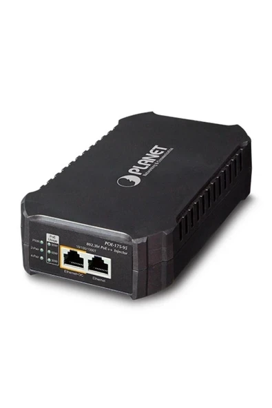 1-Port 10/100/1000Mbps 802.3bt PoE Injector 95 Watt Dahili AC Güç Kaynağı 0-50 derece ürün görseli 1