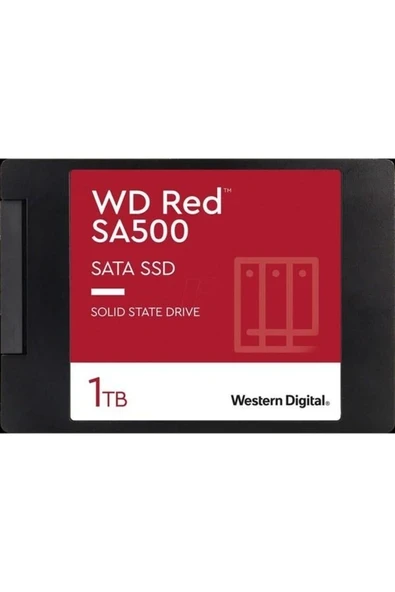 WD 1TB RED SA500 WDS100T1R0A 560-530MB/s NAS SSD DİSK ürün görseli 1