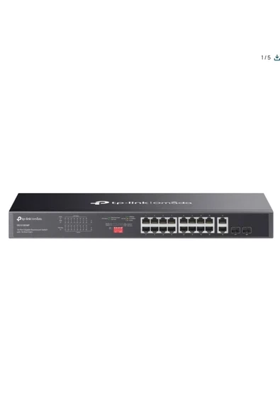 Omada Ds1018gmp 16 Port Gıgabıt 2x1gb Rj45/sfp Combo 250w 250 Metre Poe Mesafe Metal Rackmou ürün görseli 1