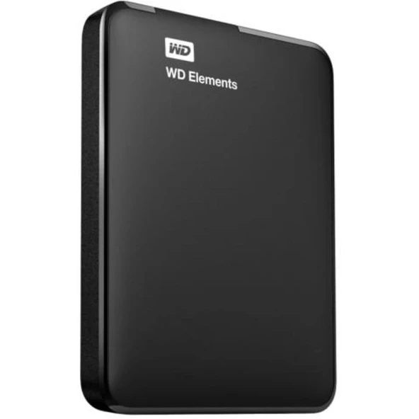 WD Elements 1TB 2.5" USB 3.0 Taşınabilir Disk (WDBUZG0010BBK-WESN) + Addison HDD-136 Kılıf ürün görseli 1