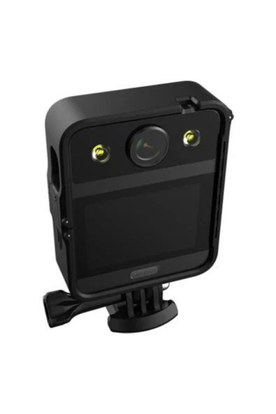 SJCAM A20 Vücut Kamerası Güvenlik Polis Ekipmanı IP65 FullHD Video 2.33” Dokunmatik Ekran 16MP Siyah ürün görseli 1