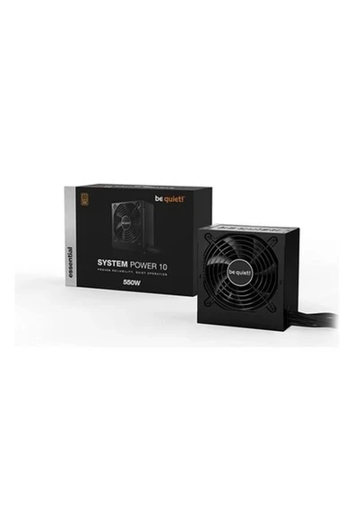 Be Quiet! System Power 10 550W 80 Plus Bronze Sessiz Güç Kaynağı BN327 ürün görseli 1