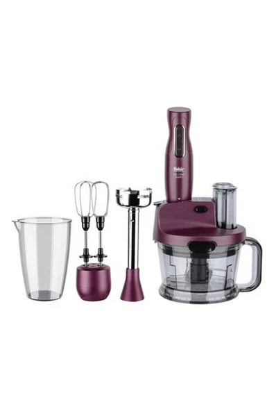 Violet Renkli Çok Fonksiyonlu Blender Seti, Pratik ve Şık Tasarım ürün görseli 1