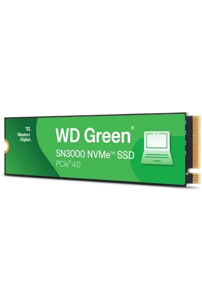 Wd Green Sn3000, Wds200t4g0e, 2tb, 5000/4000, Gen4, Nvme Pcıe M.2 2280, Ssd ürün görseli 1