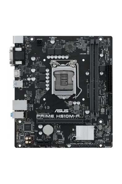 Asus Prime H510M-R-SI D-Sub DVI HDMI Usb3.2 LGA1200 10 ve 11.nesil ürün görseli 1