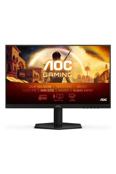 Aoc 24G42E 24" 180Hz 0.5ms HDMI Dp Adaptivesync HDR10 Fhd Fast IPS Gaming Monitör ürün görseli 1