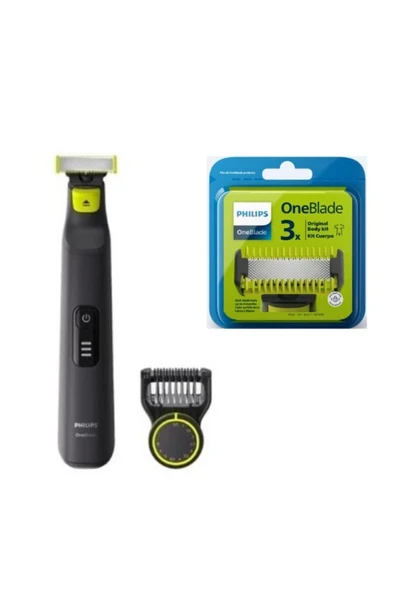 QP6530/15 Oneblade Pro Yüz Ve Sakal Şekillendirici Tıraş Makinesi - QP630 Yedek Başlık Set ürün görseli 1