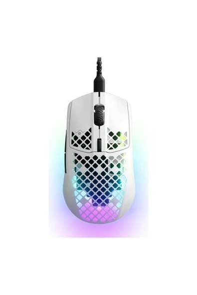 SteelSeries Aerox 3 Snow Kablolu Gaming Mouse ürün görseli 1