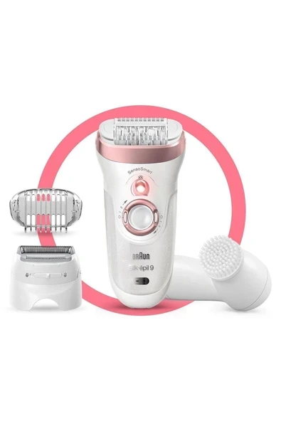Braun Silk-Épil 9 9855 Sensosmart Kablosuz Islak & Kuru 3'ü 1 Arada Epilatör ürün görseli 1