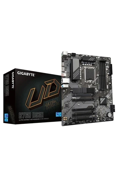 GIGABYTE B760 DS3H 5333 MHz DDR4 ATX LGA1700 Anakart ürün görseli 1