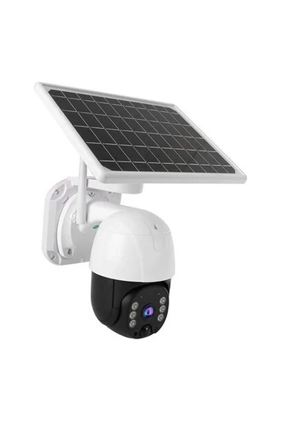 Caddemia Solar Panelli Su Geçirmez Gece Görüş Destekli Wifi Bağlantılı Güvenlik Kamerası (4434) ürün görseli 1