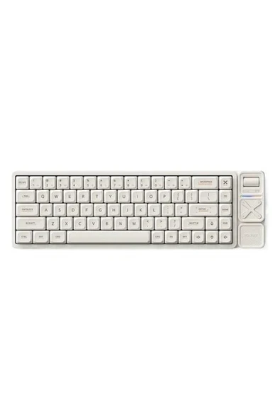 Iqunıx MAGI65 Pro Ochre White Rgb Kablosuz Hotswap Mekanik Gaming Klavye ürün görseli 1