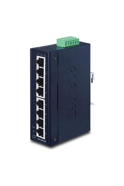 Planet PL-IGS-801M 8 Port Gigabit Managed Endüstriyel Ethernet Switch ürün görseli 1