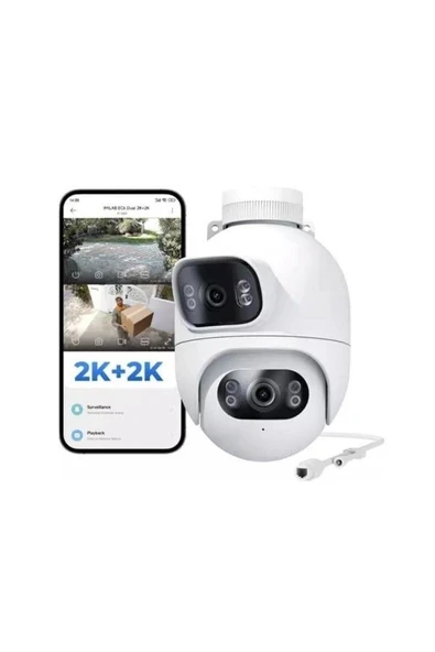 Imilab Ec6 Dual 2k+2k Çift Lensli 360 Dış Mekan Güvenlik Kamerası ürün görseli 1