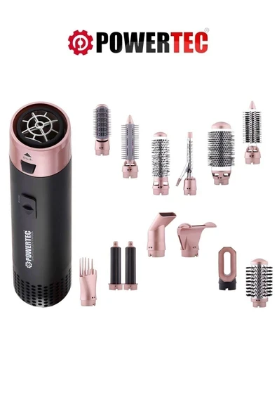 Powertec Tr-6666 Ionic Series  Multi-Styler Saç Şekillendirici & Kurutma 13ın1 Profesyonel Set ürün görseli 1