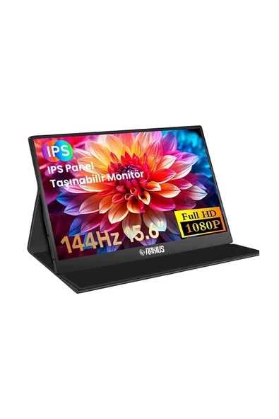 Raxius RXM6144 15.6" Fhd 5ms144Hz Type-C Telefon&oyun Konsolu Uyumlu Metal Kasa Taşınabilir Monitör ürün görseli 1