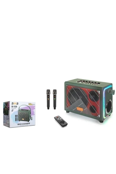 Bb1038 Bluetooth Usb-Tf-Bt-Fm-Aux 8\" 1500W Speaker ürün görseli 1
