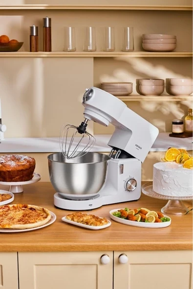 Multichef Ultra 2000W 7 Litre Stand Mikser Porcelain White ürün görseli 1