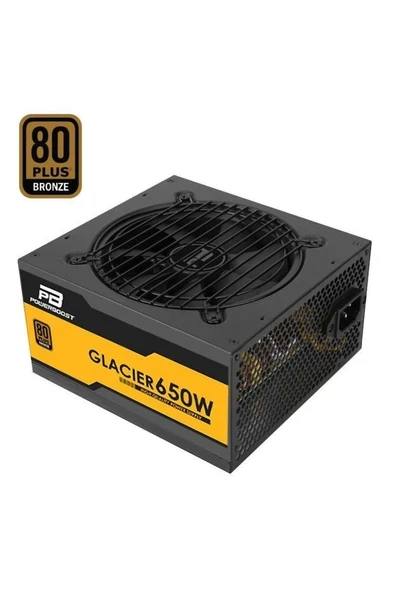 Power Boost BST-ATX650B Glacier 650W 80+ Bronze Modüler 12cm Fanlı ATX Power Supply ürün görseli 1