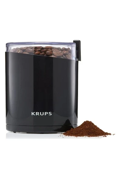 Krups F203 Elektrikli Kahve & Baharat Öğütücü Siyah Siyah ürün görseli 1
