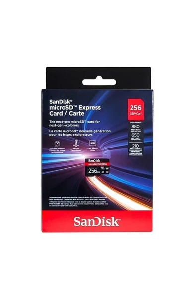 MicroSD Express 256GB 880mb/s MicroSDXC Hafıza Kartı ürün görseli 1