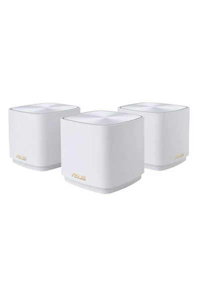 Asus Zenwifi Xd4 Plus AX1800 Wifi6 Dual-Band Kablosuz Mesh Sistemi (Beyaz, Üçlü Paket) ürün görseli 1