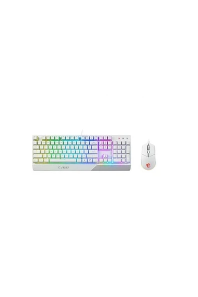 MSI Vigor GK30 Combo White Tr Klavye & Mouse Set Beyaz ürün görseli 1