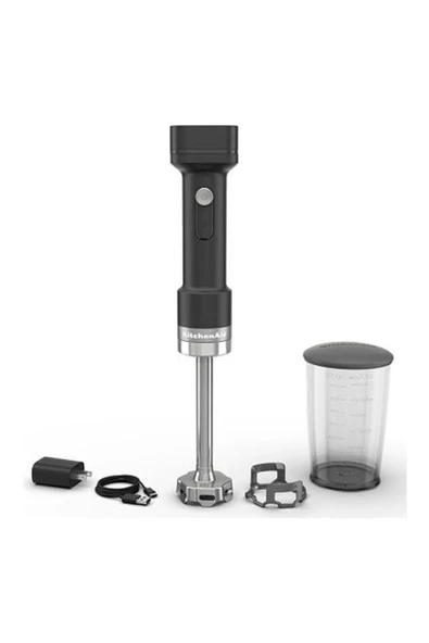 Kitchenaid Go 5KHBRV05BM Aksesuarlı El Blenderı Bataryasız Siyah ürün görseli 1
