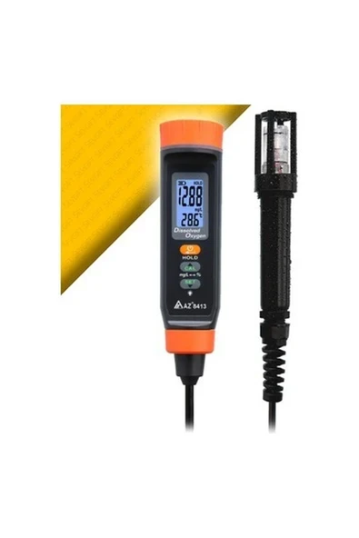 Sevgift Az 8413 Uzun Kablolu Problu Çözünmüş Oksijen (Do) Ölçer ürün görseli 1