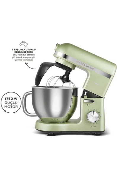 Mastermaid Chef Pro Çift Kollu Stand Mikser Grasmere Green 1750W ürün görseli 1