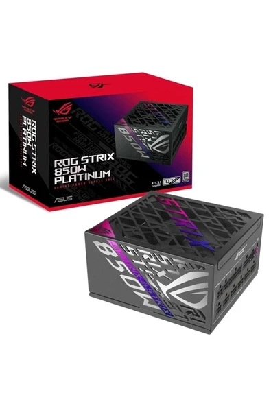 Asus 850W 80+ Platınum Rog Strıx 850P Tam Modüler Power Supply ürün görseli 1