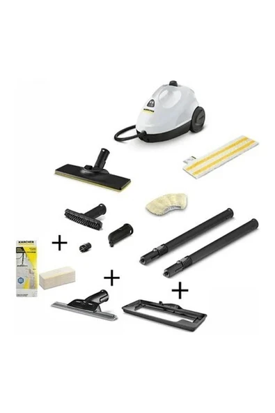 Karcher Sc 2 Easyfix Buharlı Temizlik Makinesi + Cam Temizleme Aparatı + 15 Mikrofiber  Bez + Halı Başlığı ürün görseli 1