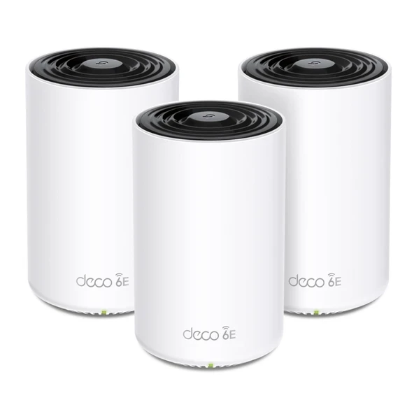 TP-Link Deco XE70 Pro AXE4900 Üç Bantlı WiFi 6E Mesh WiFi Sistemi - 2,5G WAN/LAN Bağlantı Noktaları, 4,9 Gbps Wi-Fi 7.200 Sq. Ft Kapsama Alanı, 200 Cihaza Kadar Bağlanabilirsiniz... ürün görseli 1