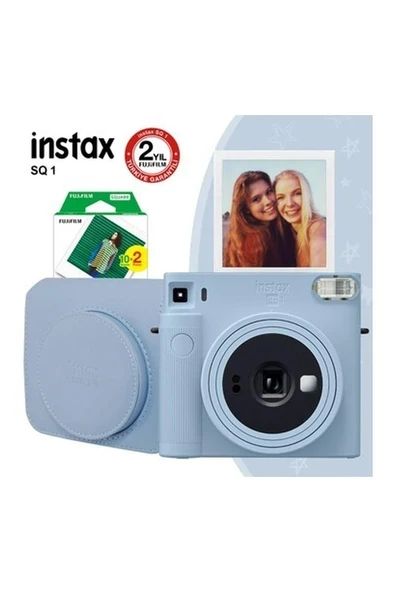 Instax Sq1 Buz Mavi Fotoğraf Makinesi ve Seti 4 ürün görseli 1