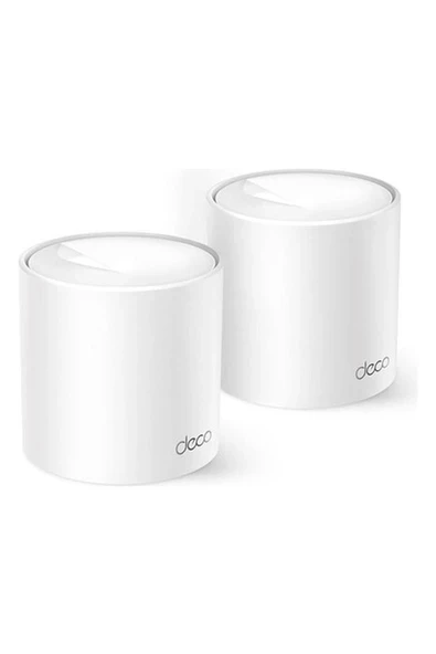 CetKing Deco X10(3-PACK), AX1500 Mbps, 520 M²'ye Kadar Kapsama Alanı, 120 Cihaza Kadar Bağlantı, Gigabit Portlu, Mobil Uygulama ile Kolay Kurulum,yapay Zeka Destekli Wi-Fi 6 Mesh Sistemi ürün görseli 1