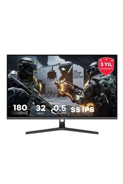 FAZEON X32F180Q 31.5" 180Hz 0.5ms HDMI DP HDR FreeSync G-Sync QHD SS IPS Gaming Monitör ürün görseli 1