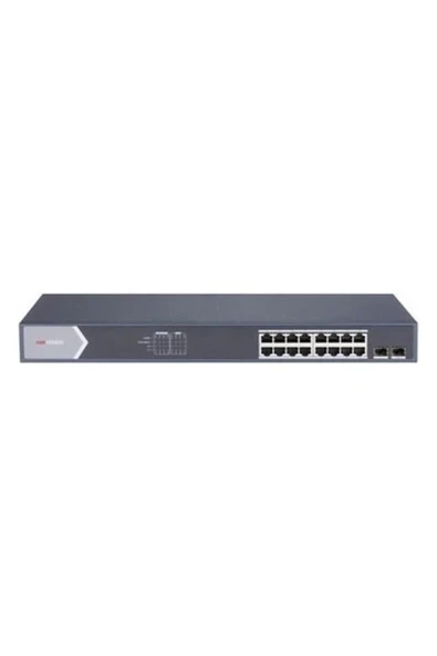 Hikvision 16PORT 250W Full Poe DS-3E1518P-SI Gıgabıt 2x Sfp Akıllı Yönetilebilir Switch Rack Mount ürün görseli 1
