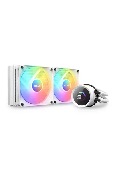 Nzxt Kraken 240 Rgb RL-KR240-W1 240MM Beyaz Işlemci Sıvı Soğutucu ürün görseli 1