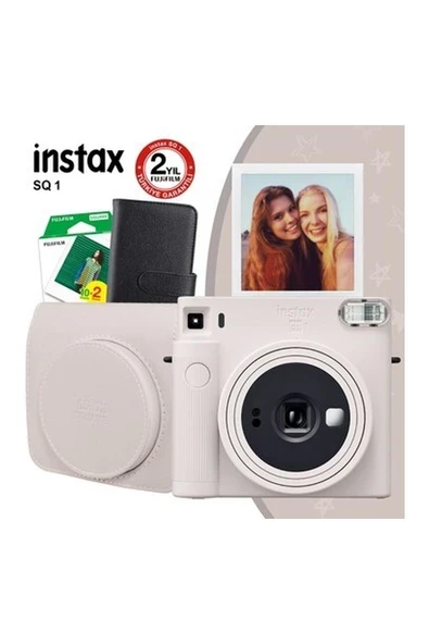 Fujifilm Instax Sq1 Beyaz Fotoğraf Makinesi ve Hediye Seti 1 ürün görseli 1
