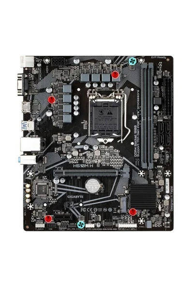 Gigabyte H510M-H Soket LGA1200 Ddr4 3200 Mhz Dvı-D VGA Hdmı Anakart ürün görseli 1
