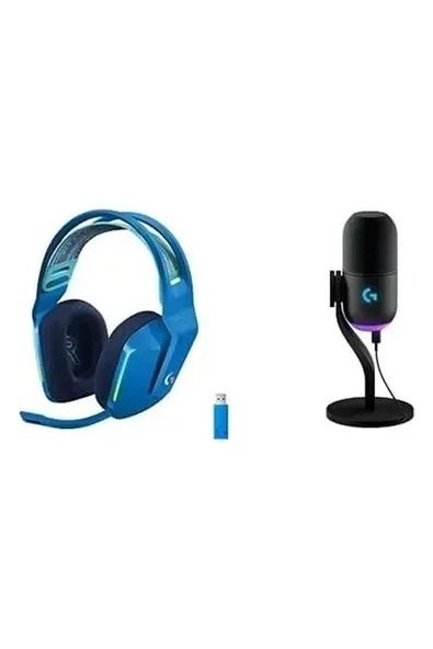 Logitech G G733 Lıghtspeed Kablosuz Oyuncu Kulaklığı Mavi ürün görseli 1