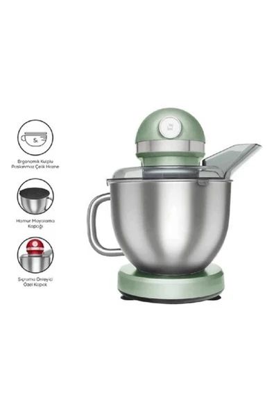 Karaca Mastermaid Chef Pro Çift Kollu Stand Mikser Cabbage Green 1750 W ürün görseli 1