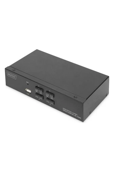 Assmann Digitus 4 Port HDMI Kvm Switch, 4K / 30 Hzdigitus Kvm Switch, 4 Port, Single Display, 4k, HDMI ürün görseli 1